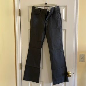 Banana Republic Martin fit Grey pinstripes 6 long